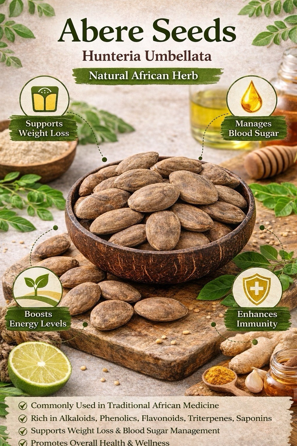 Abere seeds/20 dried Seeds