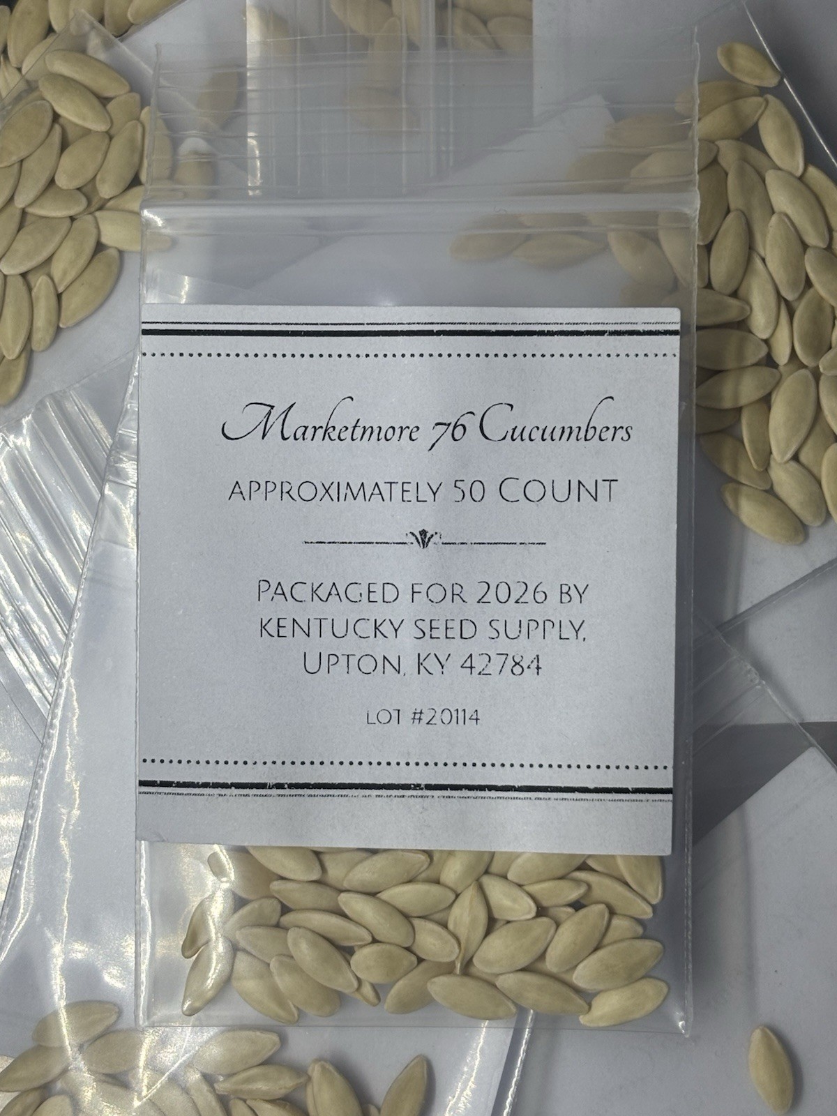 Marketmore 76 Cucumbers-500 Count