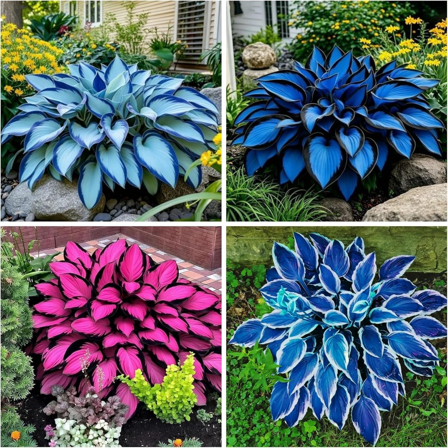 320+ Hosta Seeds for Planting Perennial Heart-Shaped Hosta Bare Roots – Rich