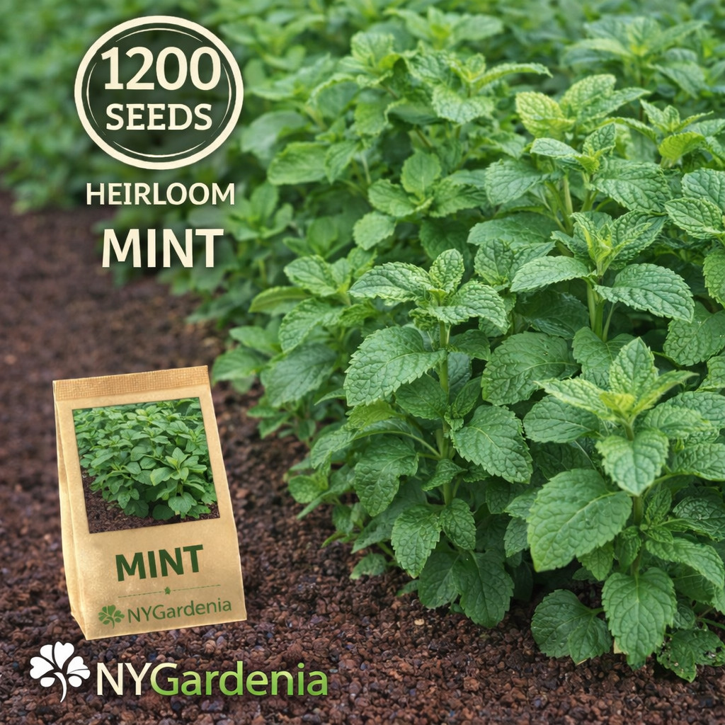 1200 Mint Seeds Heirloom Herb Garden Fresh Aromatic Easy Grow