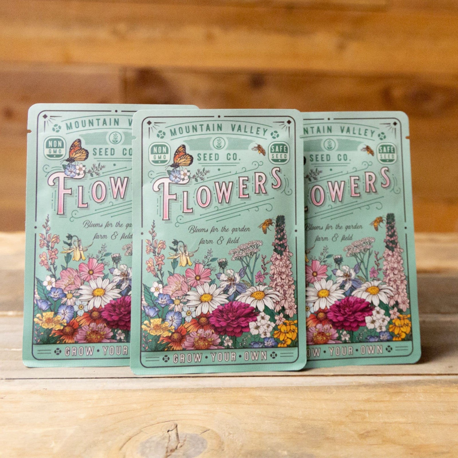 Wildflower Seeds Pollinator Collection – Includes 3 Premium Mixes: Save the B…