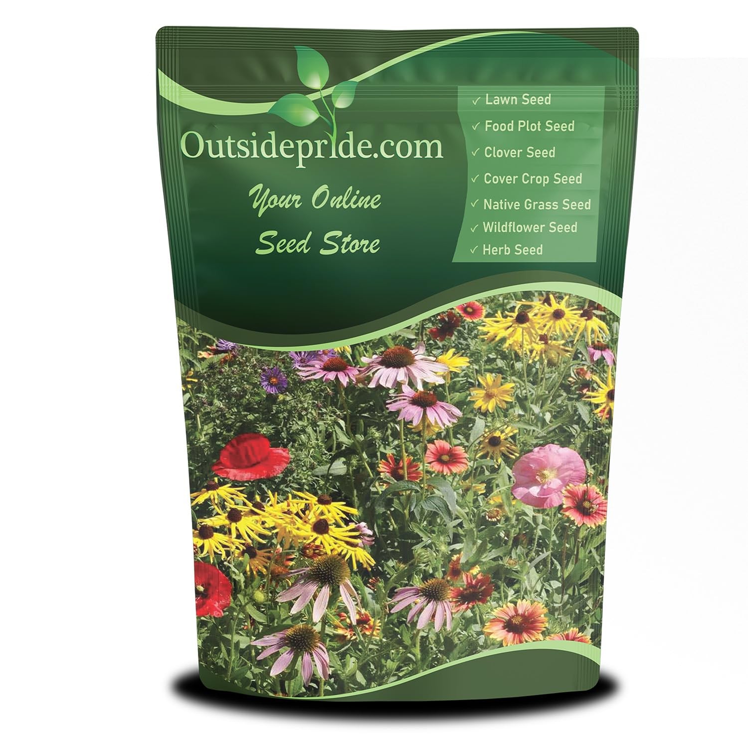 Midwest Wildflower Seed Mix – 1 Lb. Annual & Perennial Native Seeds for