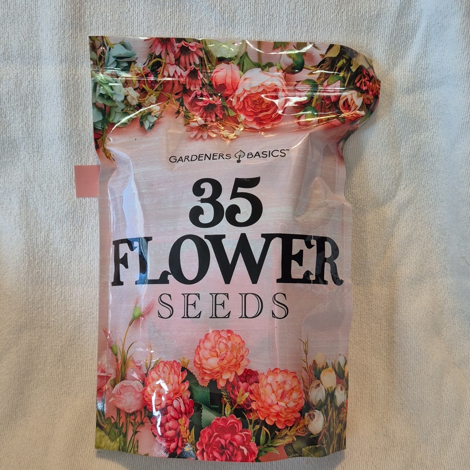 Gardeners Basics 35 Flower Seeds Assortment Indoor & Outdoor Variety