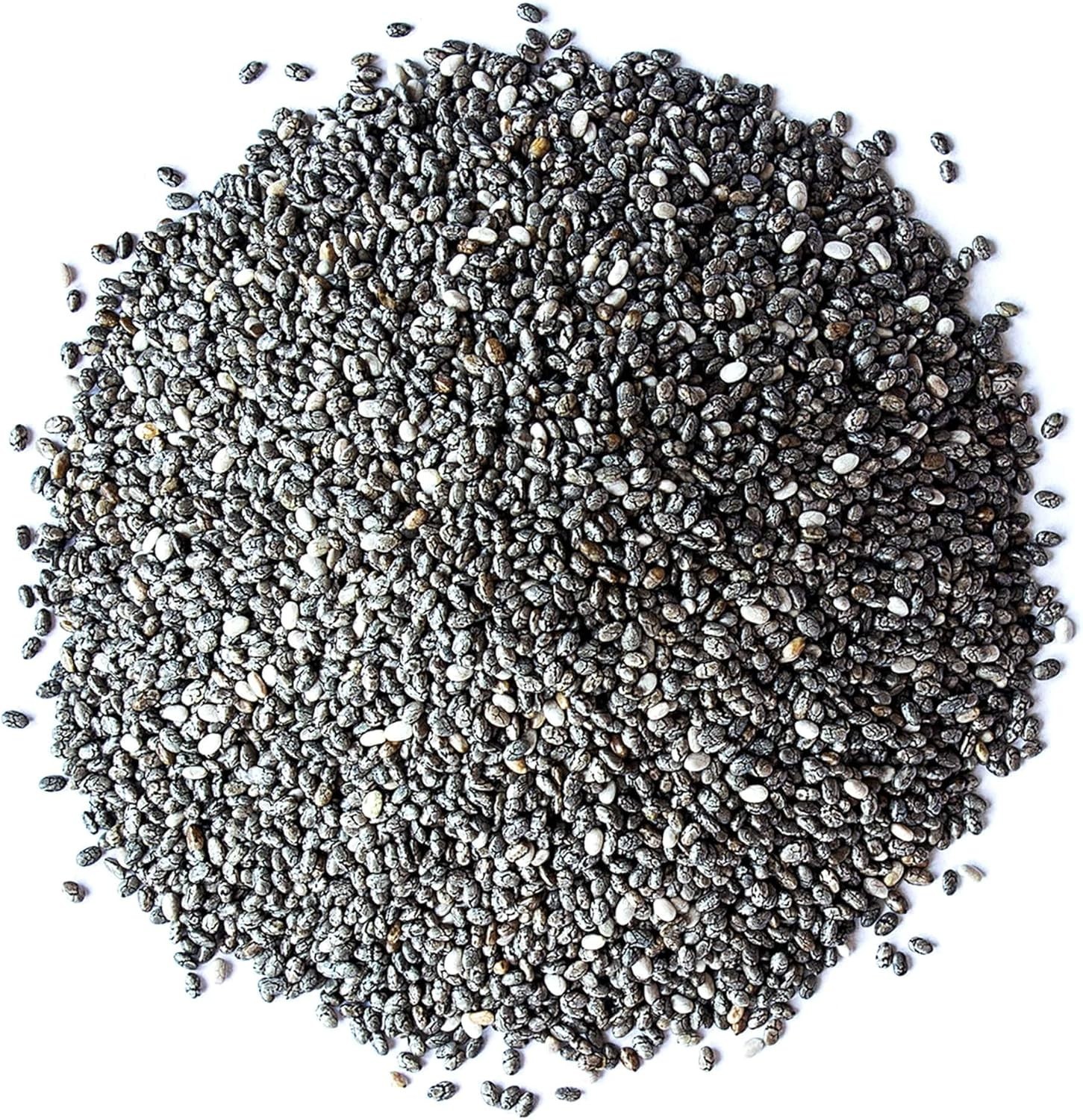 Organic Black Chia Seeds, 2 Pounds – Nutritious Superfood for All Recipes