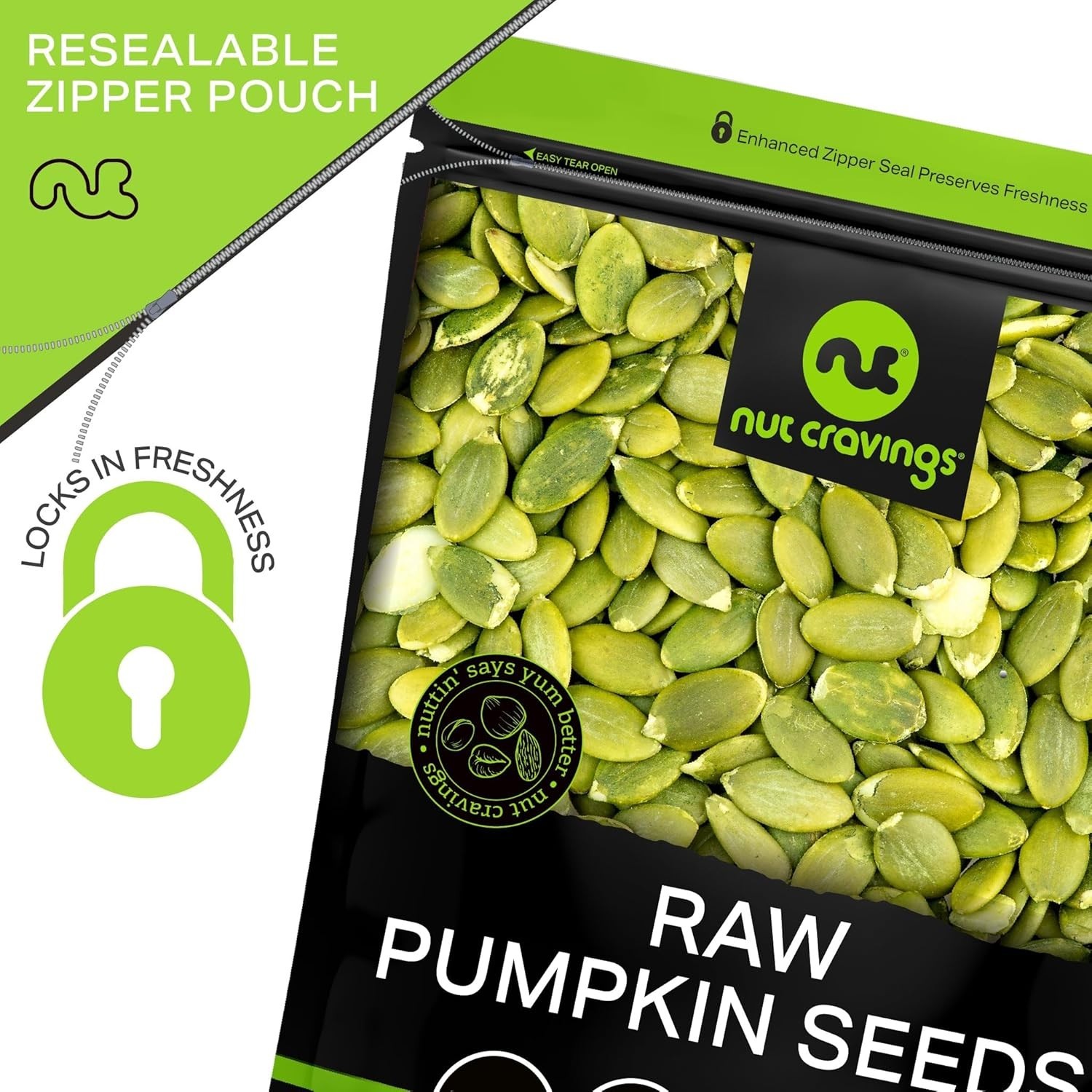 8oz Pack of Crunchy Raw Pumpkin Seeds Pepitas – Ideal for Baking & Snacking