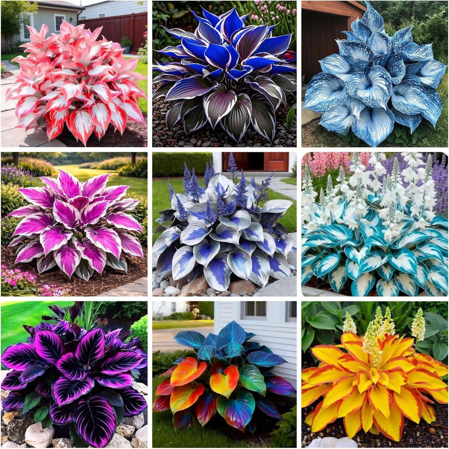 GMO Free 370+ Hosta Seeds – High Germination, Colorful Perennials for Any Garden