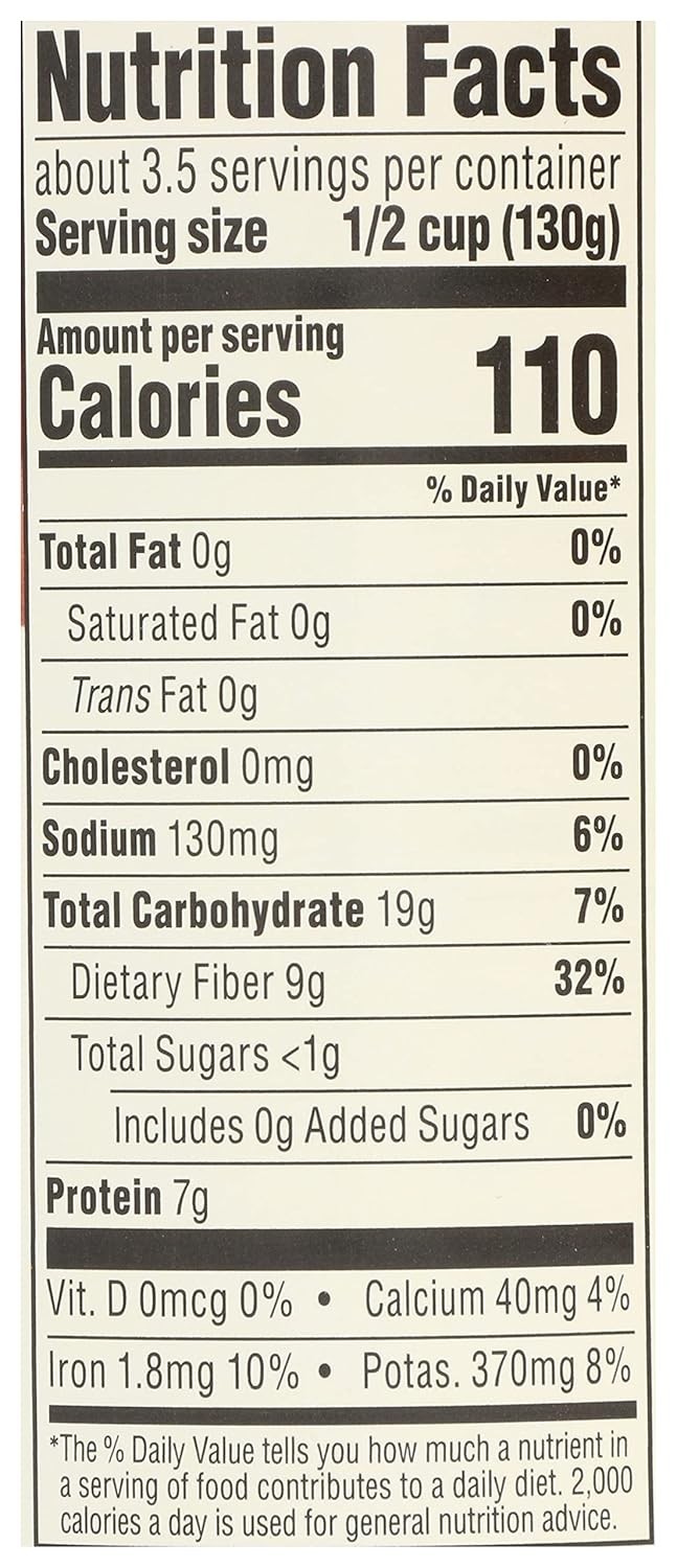 15 Ounce Organic Kidney Pinto Black Beans Low Sodium Whole Beans