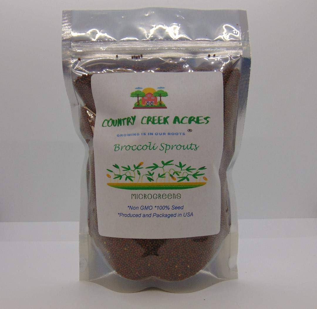 Non-GMO Broccoli Seeds for Sprouting Sprouts Microgreens – Broccoli Sprouts