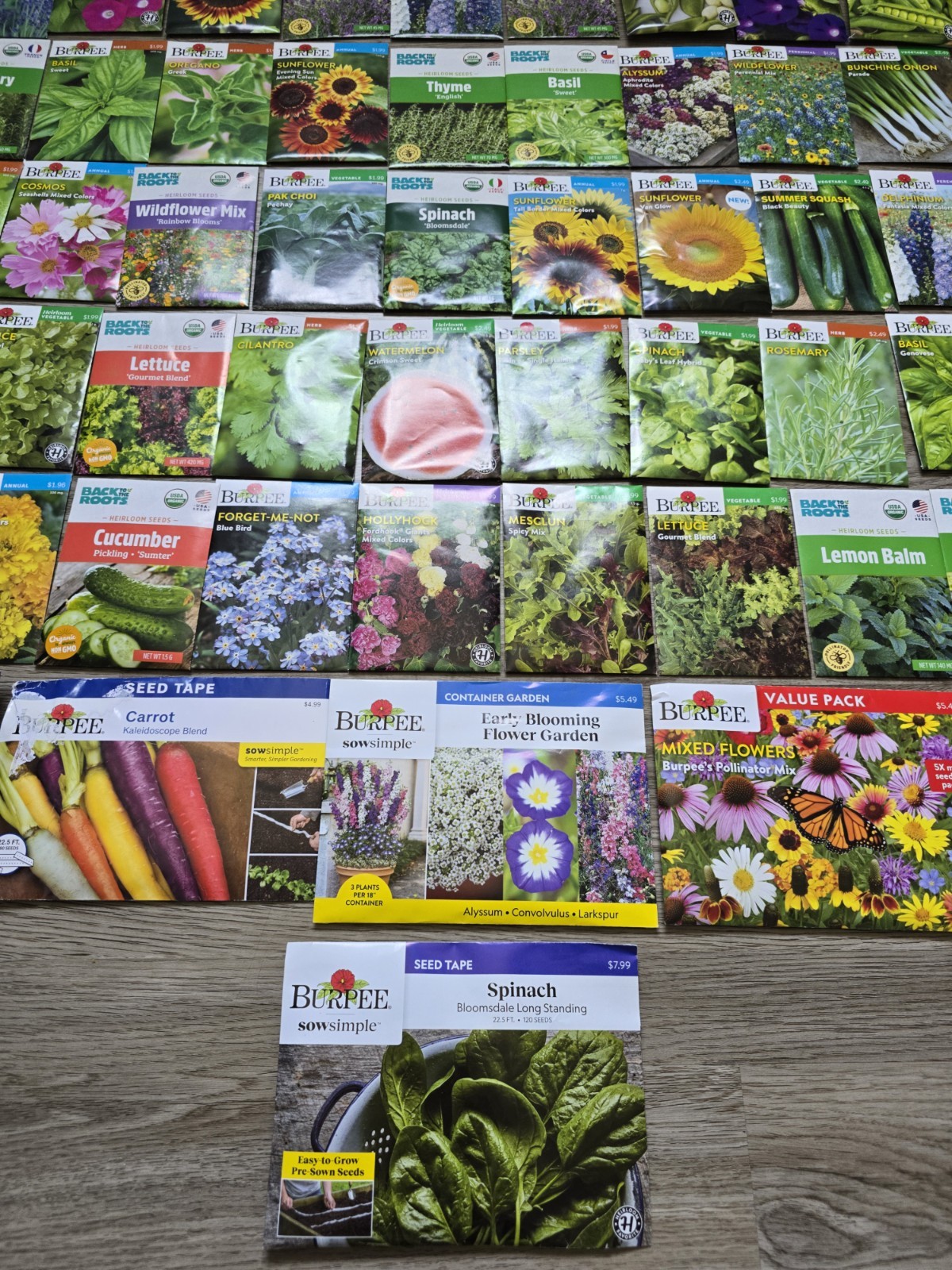 Lot 4 Of 107 seeds Vegetable, Flowers And Herb Seed Packets 2026 mix gardening.