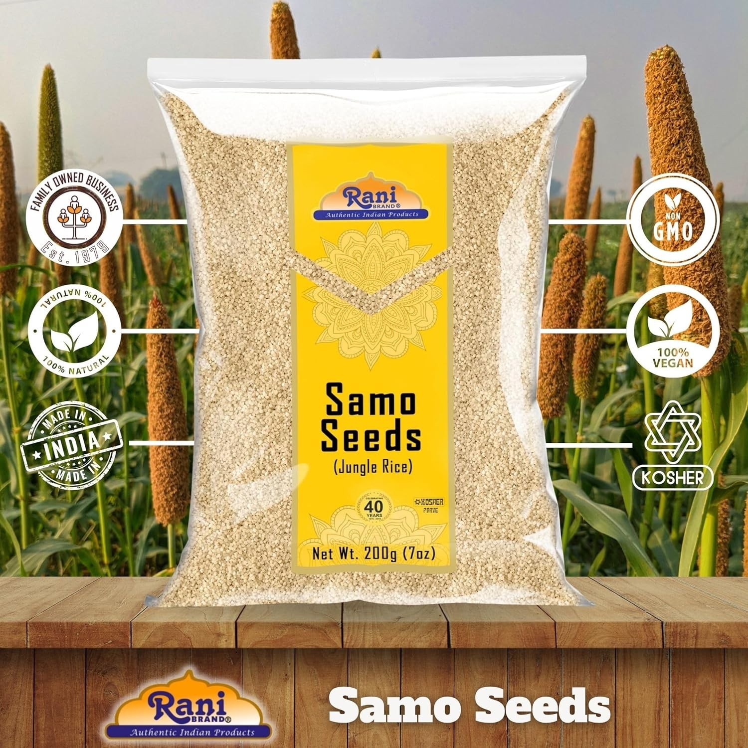 Rani Samo Seeds Whole Japanese barnyard millet/Jungle Rice/Moriyo/Samak Rice …