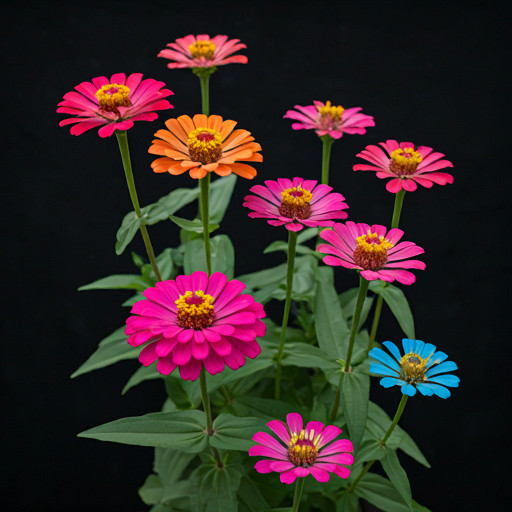 Zinnia Seeds Bulk – Giant Mix – Aztec Empress – Tall Majestic Many Colors – USA