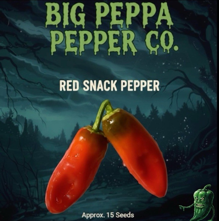 [RED SNACK PEPPER] SEEDS PACK OF 15+ FREE SHIPPING!