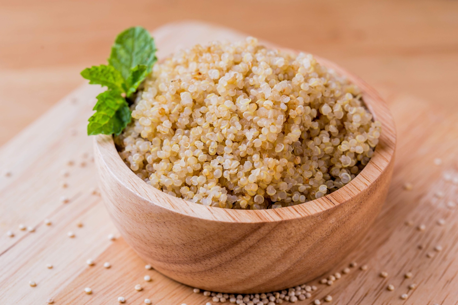 50 Organic MINT VANILLA QUINOA Green & White Chenopodium Vegetable Grain Seeds
