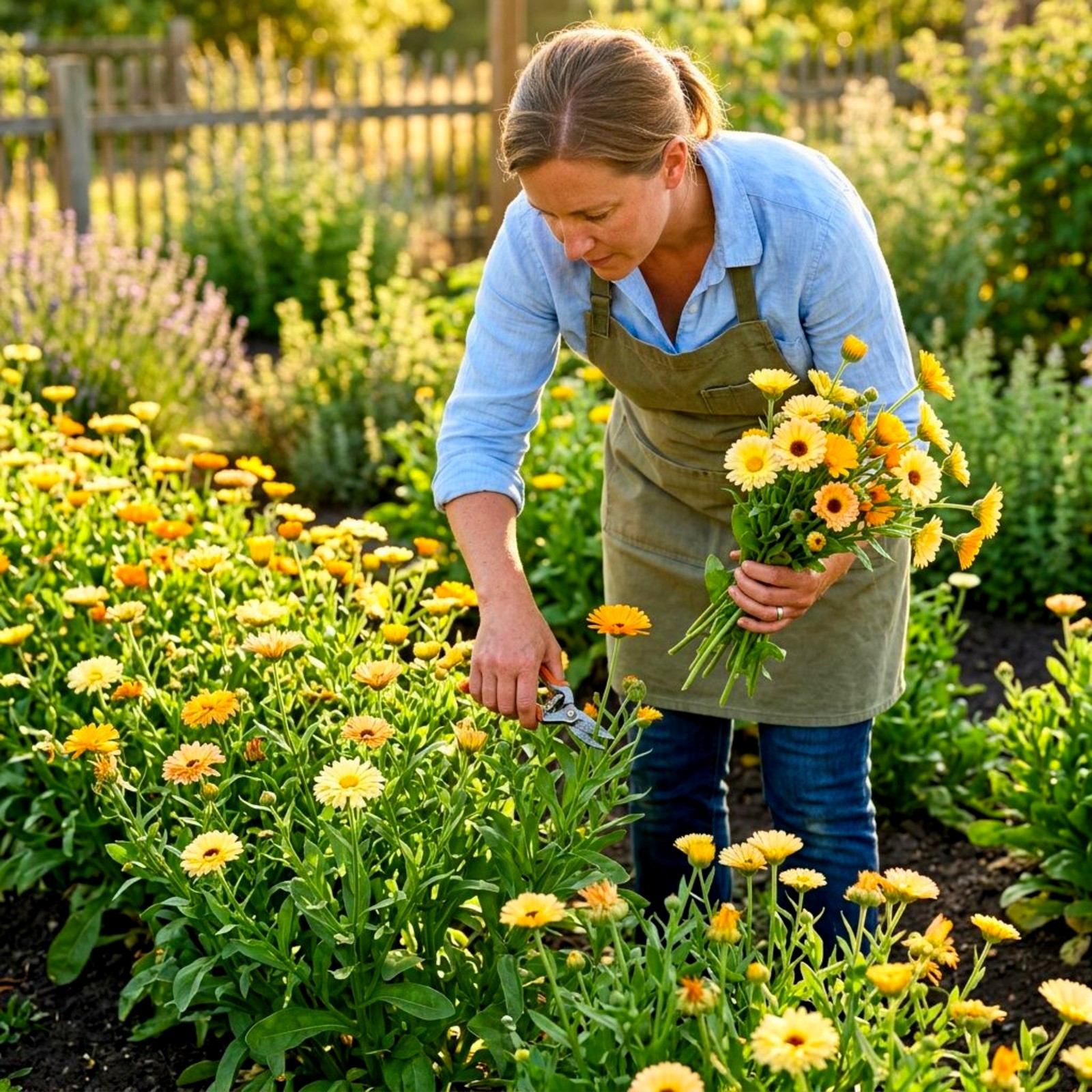 Calendula Pacific Beauty Mix Seeds – 100 Seeds, Non-GMO