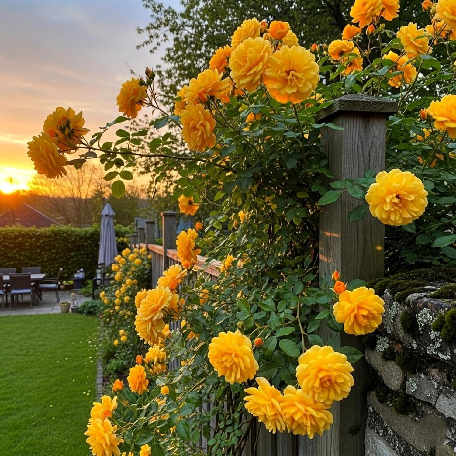 Climbing Rose Seeds for Planting – 300+ Mix Climbing Rose Rosa Bush Vine Climbin