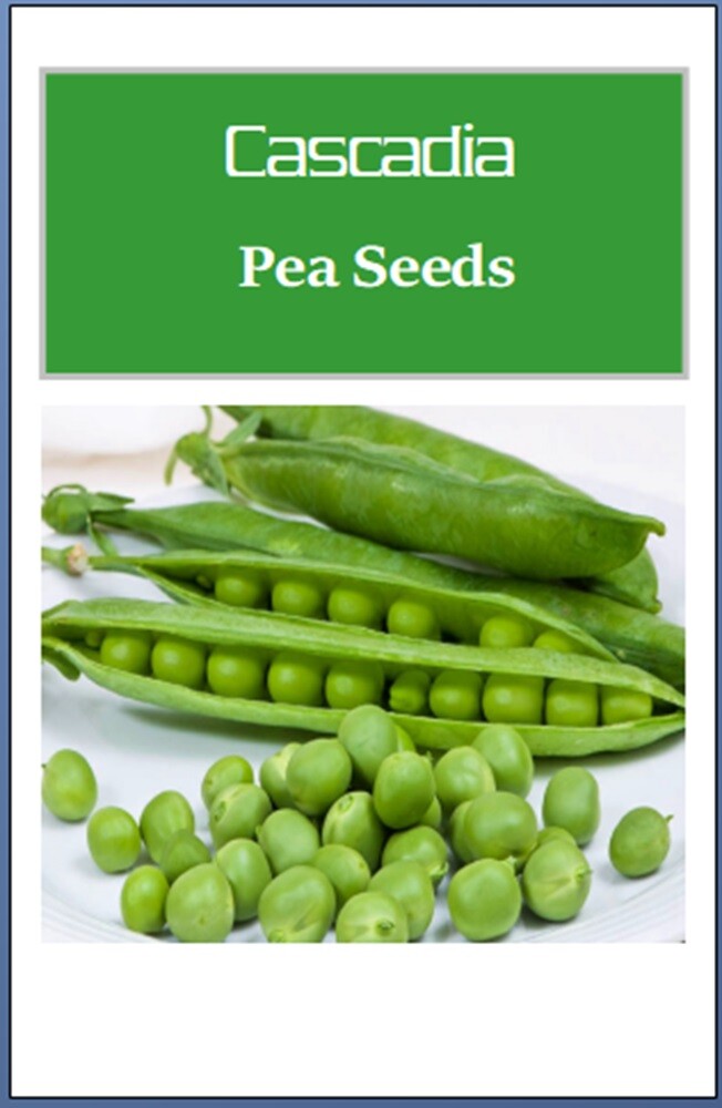 Cascadia Pea Seeds | NON-GMO | Heirloom | Fresh Garden Seeds