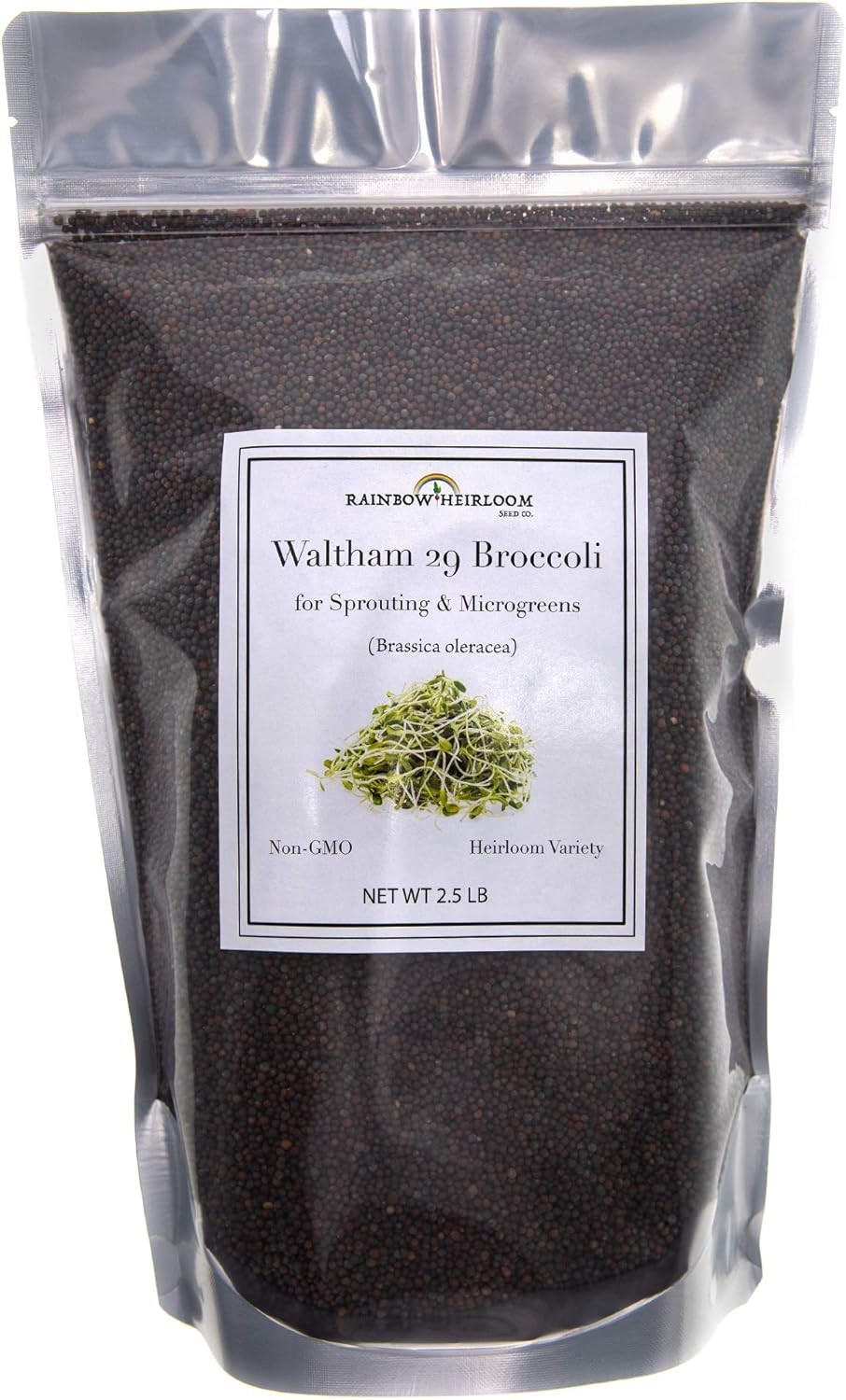 Nutrient-Rich Waltham 29 Broccoli Seeds for -Round Indoor Gardening – 40 oz