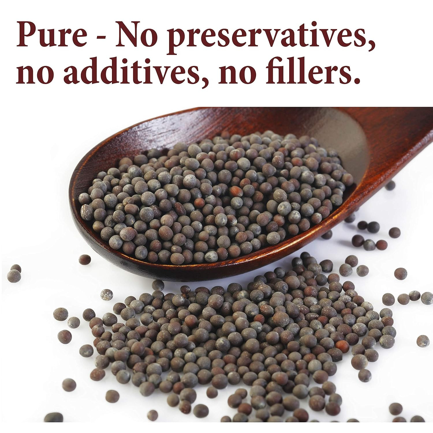 Brown Mustard Seeds – Whole Seeds, 8 Oz