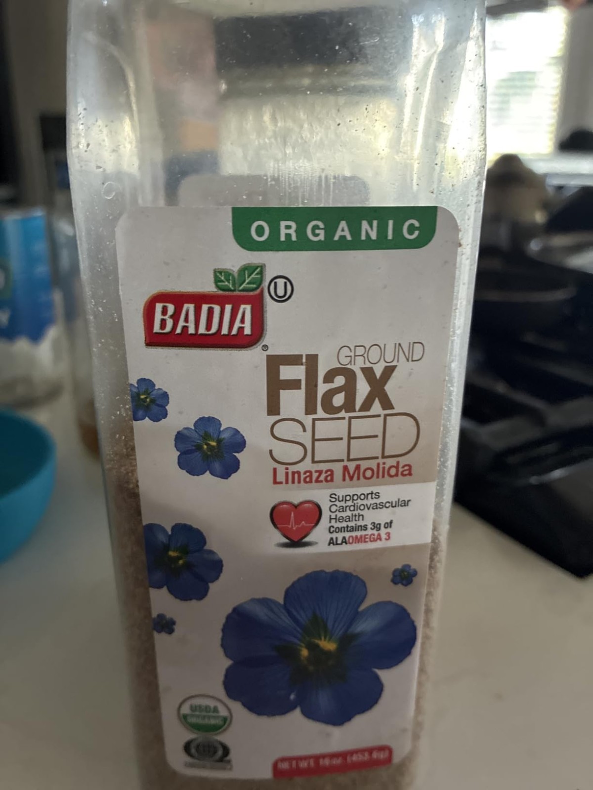 Pure Organic Flax Seed 16 oz – Healthy Omega-3s & Fiber for Smoothies & Baking
