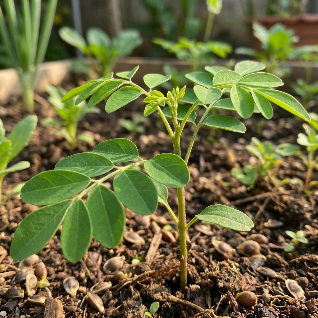 200pcs Moringa Oleifera Seeds Home Garden Balcony Outdoor Planting