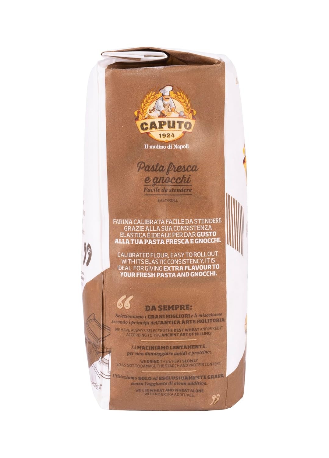 00 Antimo Caputo Pasta & Gnocchi Flour 2.2 Lb Bag- 35.2 Ounce (Pack of 1)
