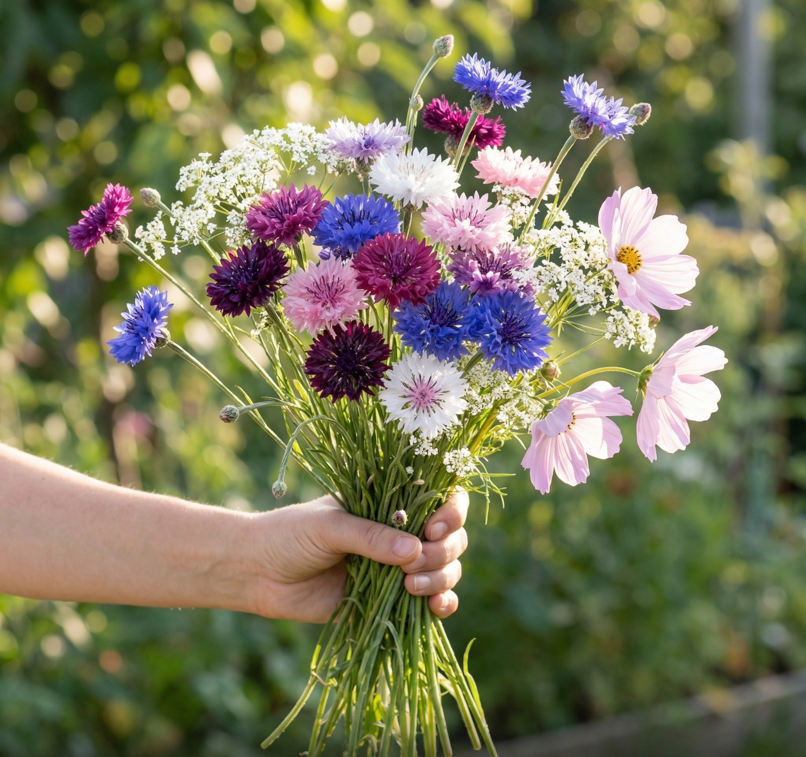 Landscaper’s Pack Cornflower Bachelor’s Button TALL MIX Non-GMO 1500 Seeds!