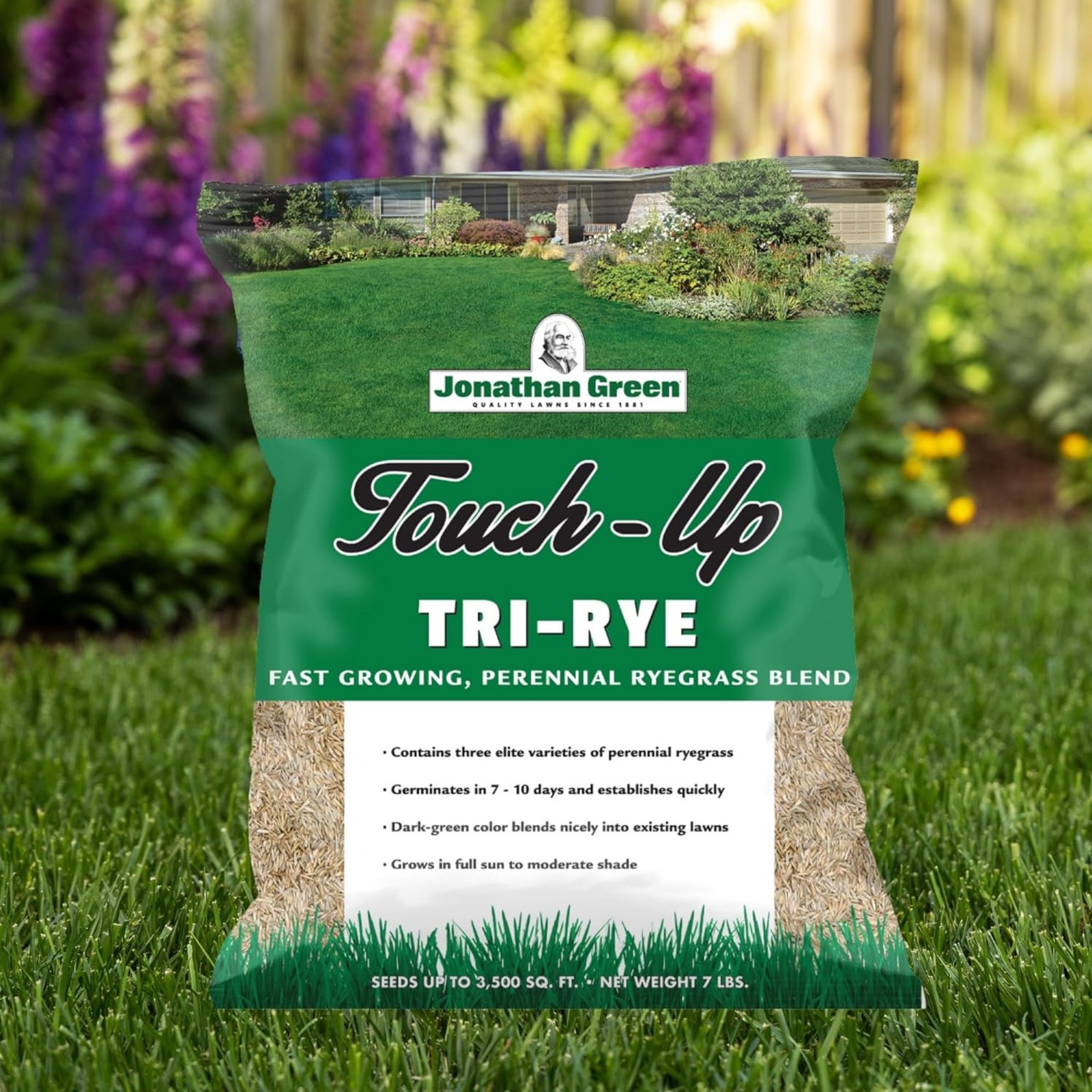Jonathan Green Touch-Up TRI-RYE Perennial Ryegrass Blend, 7lb