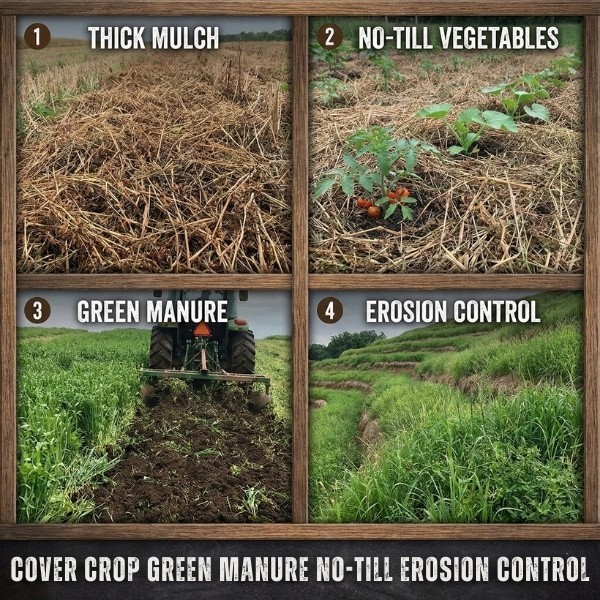 Old Cobblers Farm™ Wicked Tuff Turf Hairy Vetch Seeds – Cover Crop, Soil Builder