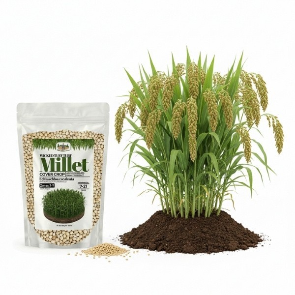 Old Cobblers Farm™ Wicked Tuff Turf Japanese Millet Grass Seed – For Soil Cover