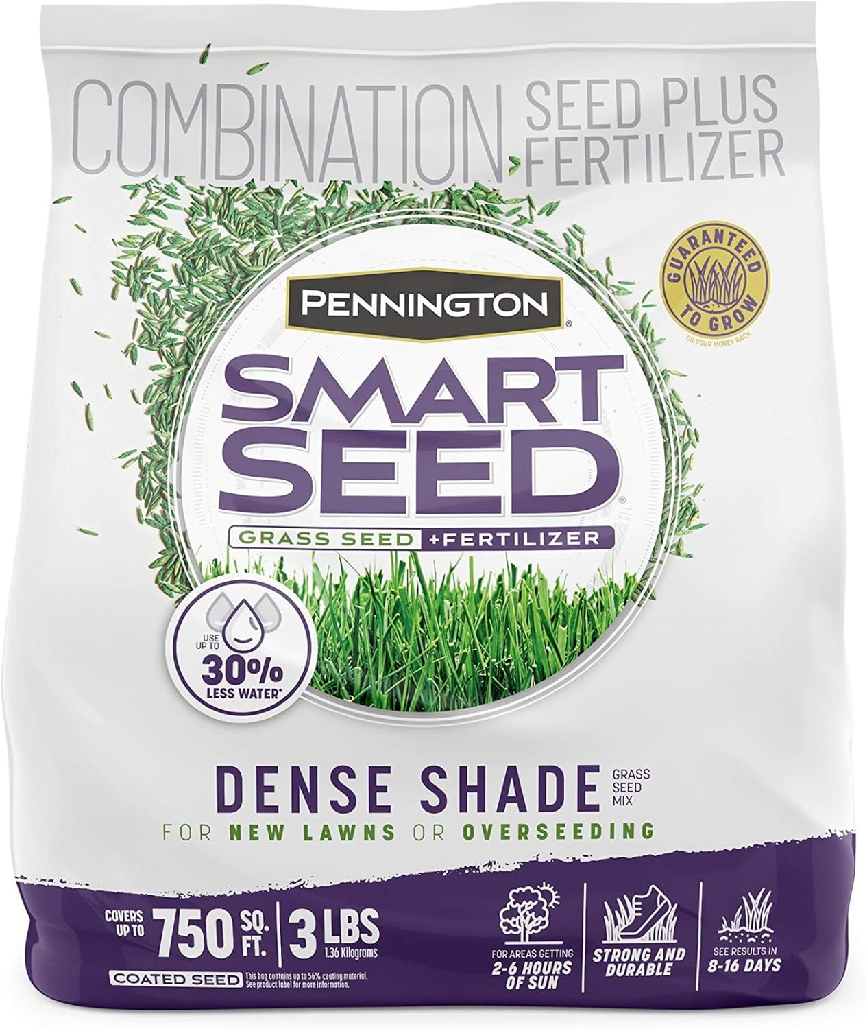 Smart Seed Dense Shade Grass Mix 3 lb