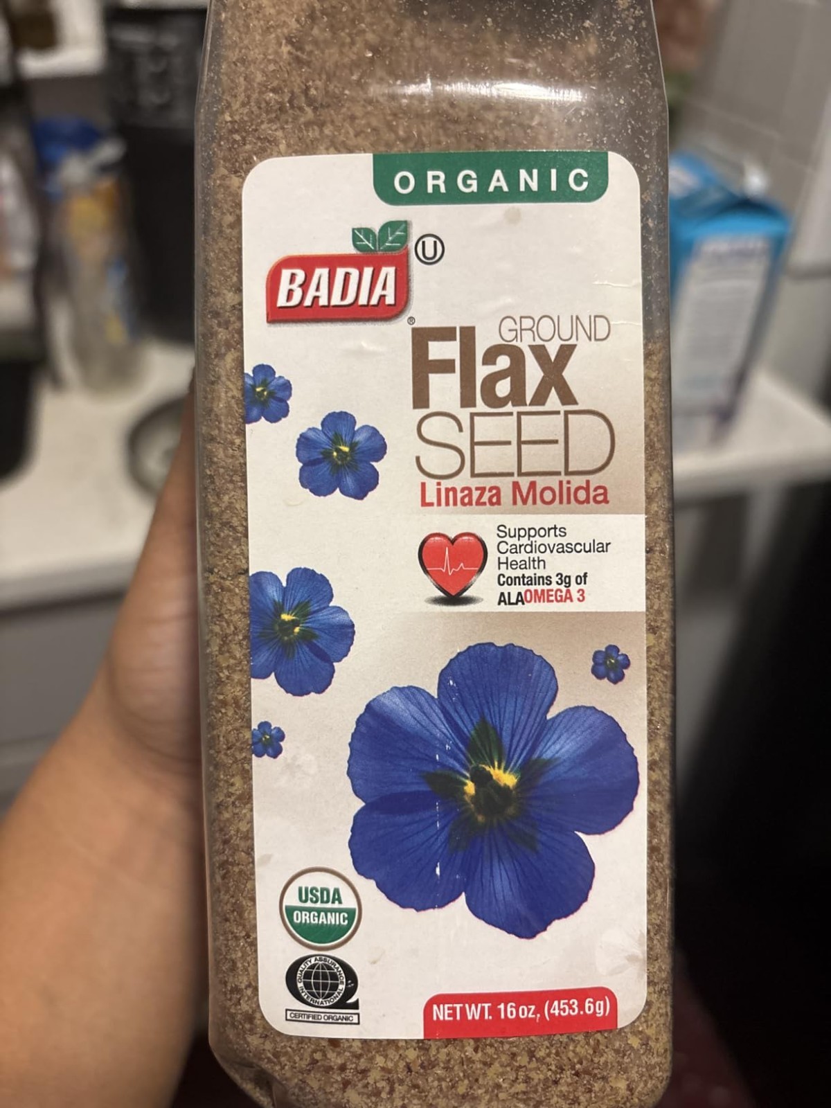 Pure Organic Flax Seed 16 oz – Healthy Omega-3s & Fiber for Smoothies & Baking