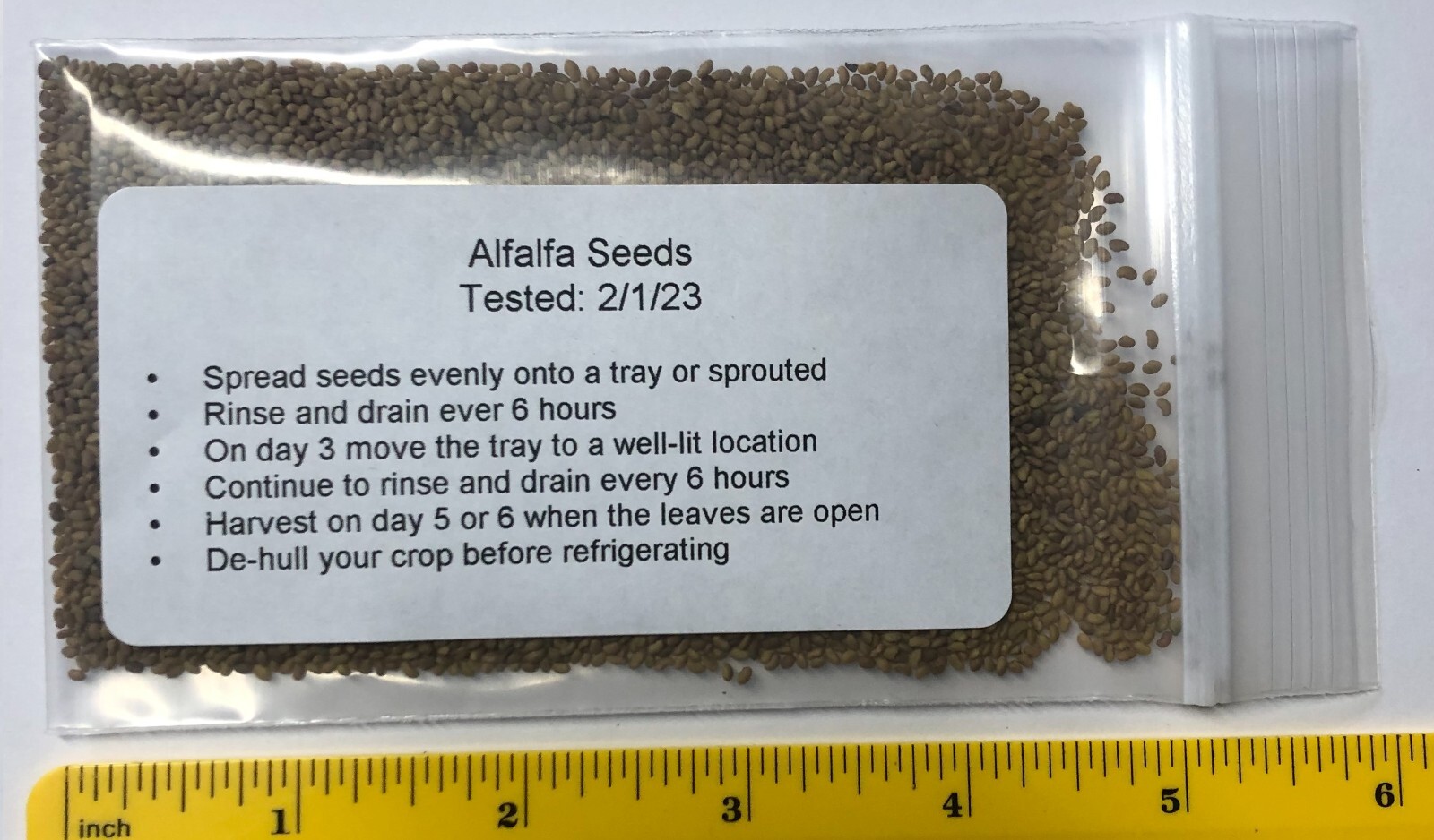 Alfalfa – Organic – Sprouting Seeds – 8000-1000 seeds