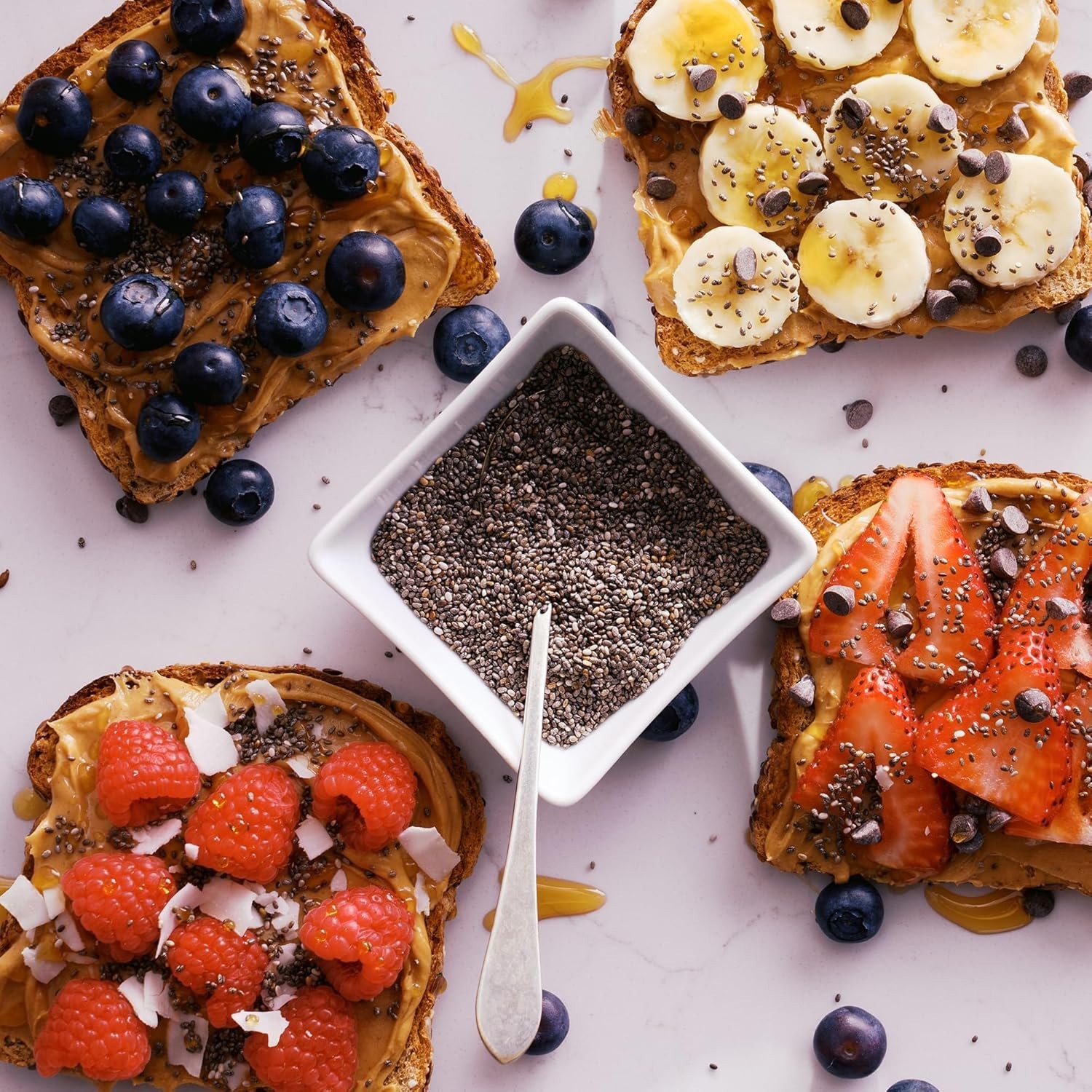 Nutritious 8oz Organic Chia Seeds – Plant-Based Fiber Power for Easy Meal Prep