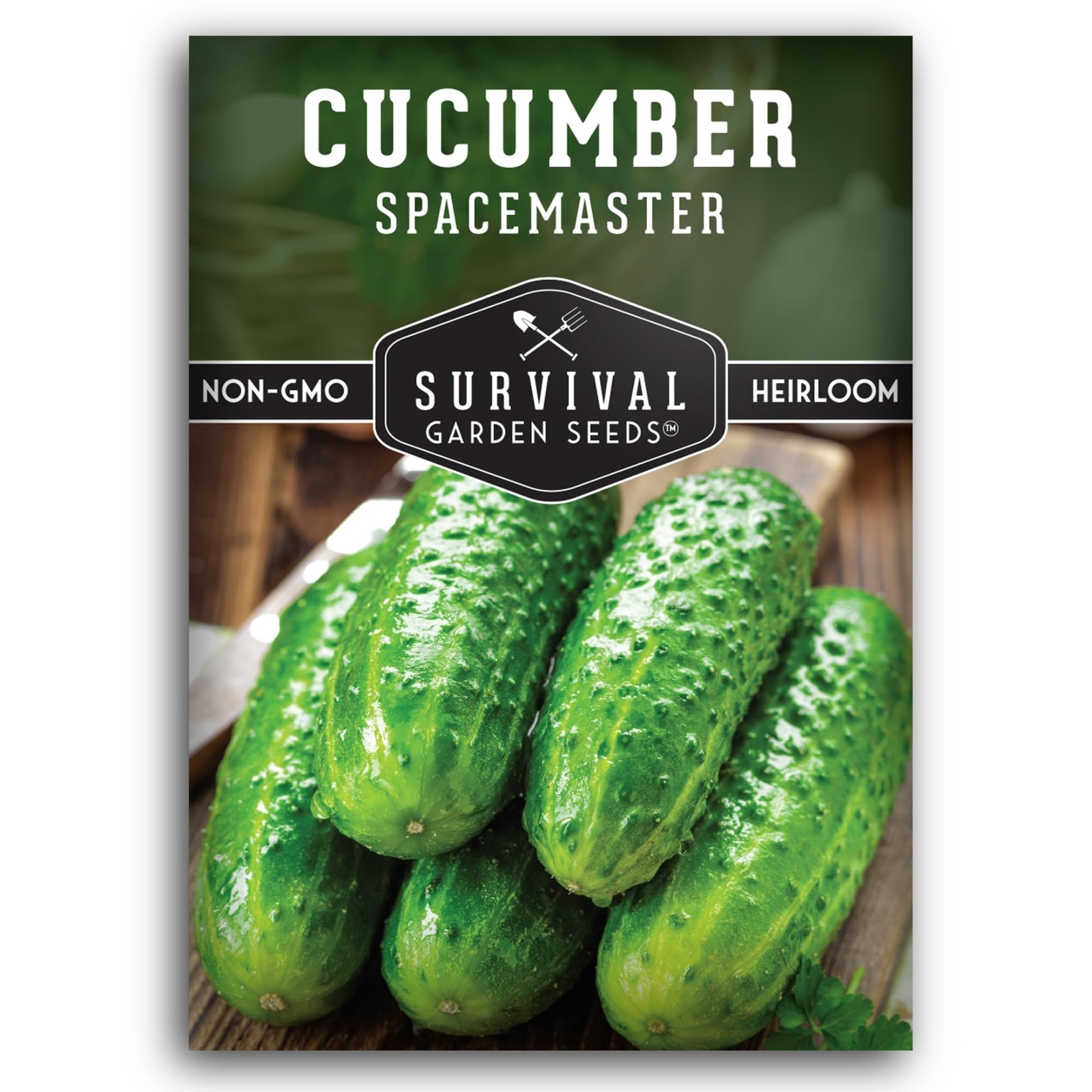 Cucumber Seeds Compact Heirloom Non-GMO Dwarf Bush 2-3ft – Perfect for Small