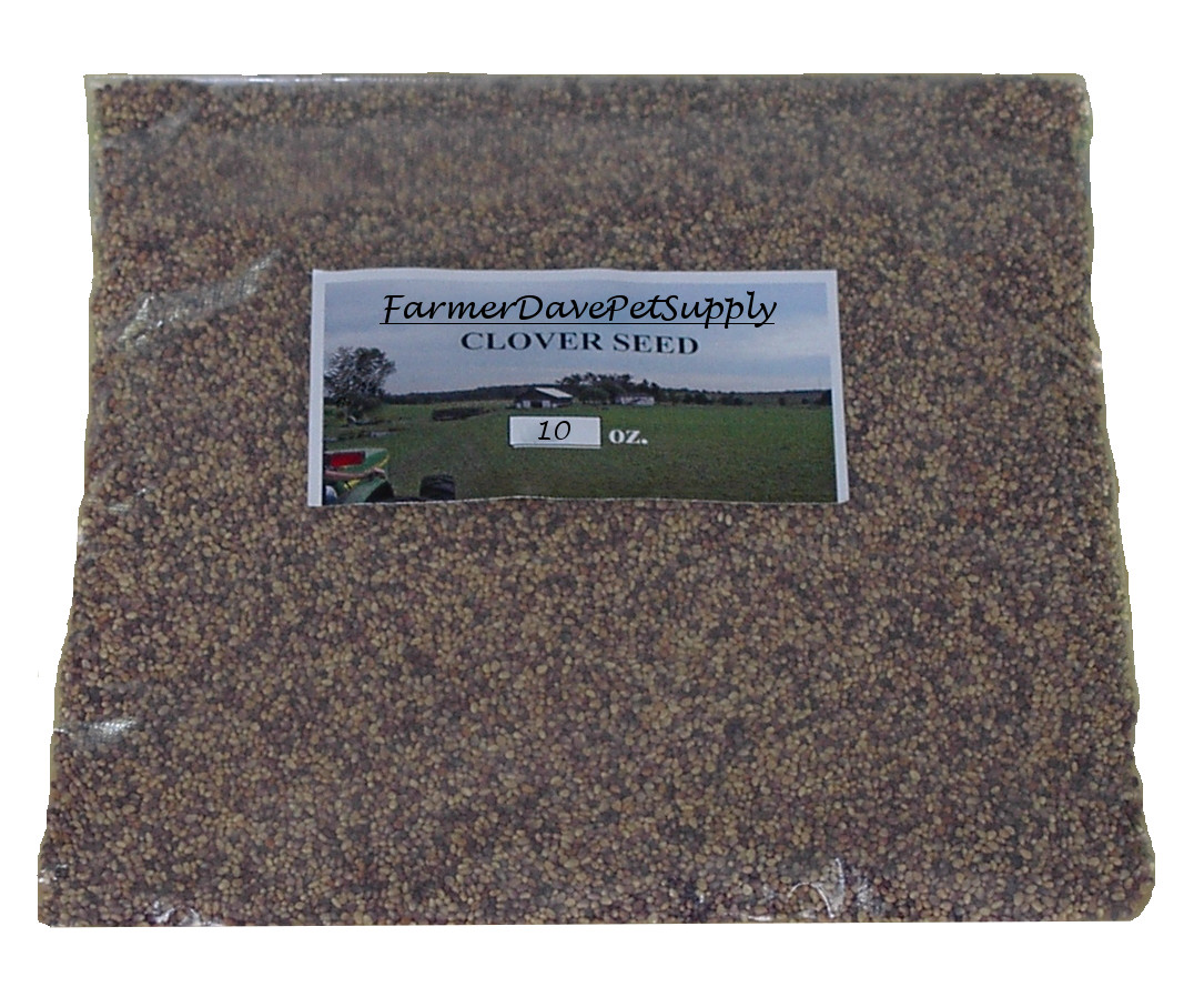 10 oz. SEED — CLOVER HAY — SEED