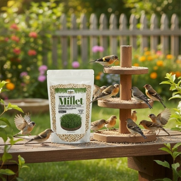Old Cobblers Farm™ Wicked Tuff Turf Japanese Millet Grass Seed – For Soil Cover