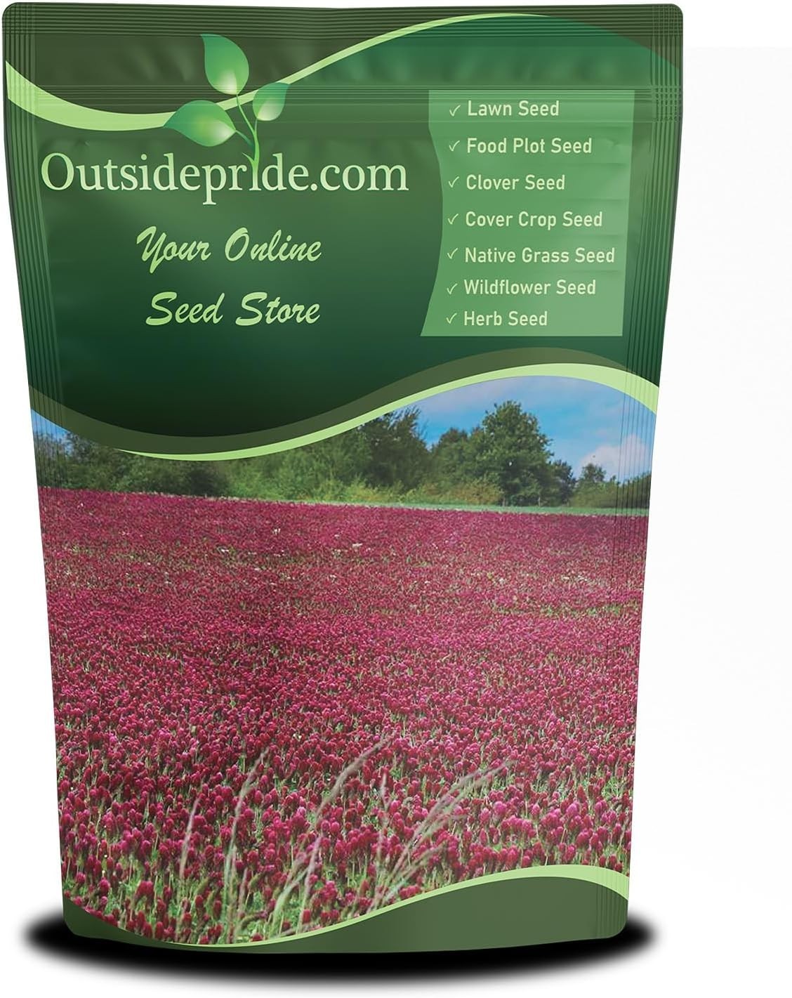 10 lbs. Crimson Clover Seeds – Ideal for Lawns, Cover Crops & Wildlife Forage