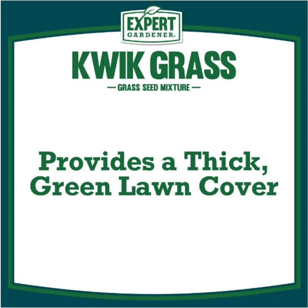 Expert Gardener Kwik Grass Seed Mix, for Sun to Partial Shade, 3 lb.