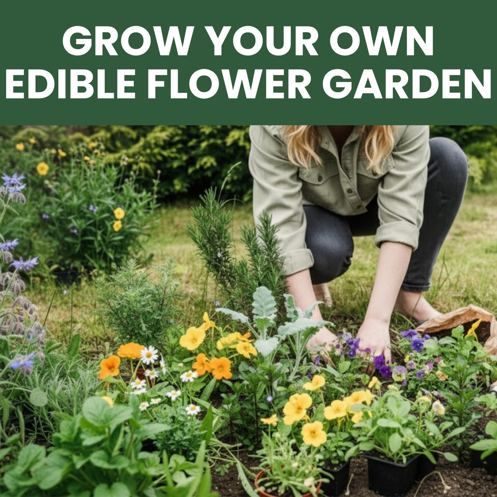Edible Flower Seeds | 10 Individual Packs | 2026 Season | Non-GMO | Calendula…