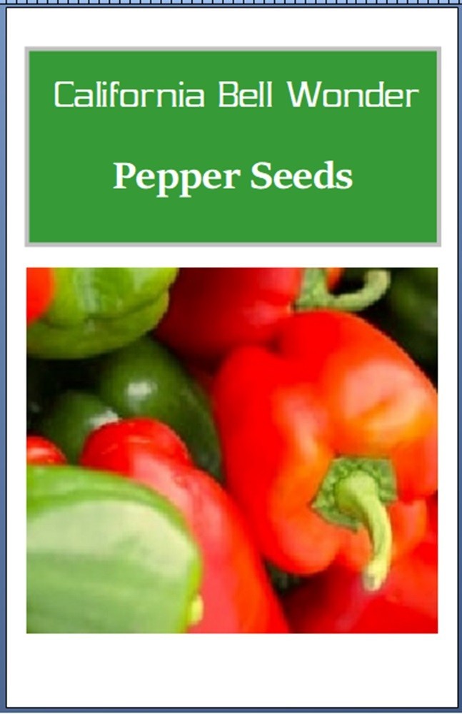 California Wonder Bell Pepper Seeds | NON-GMO | Heirloom | Fresh Garden Seeds