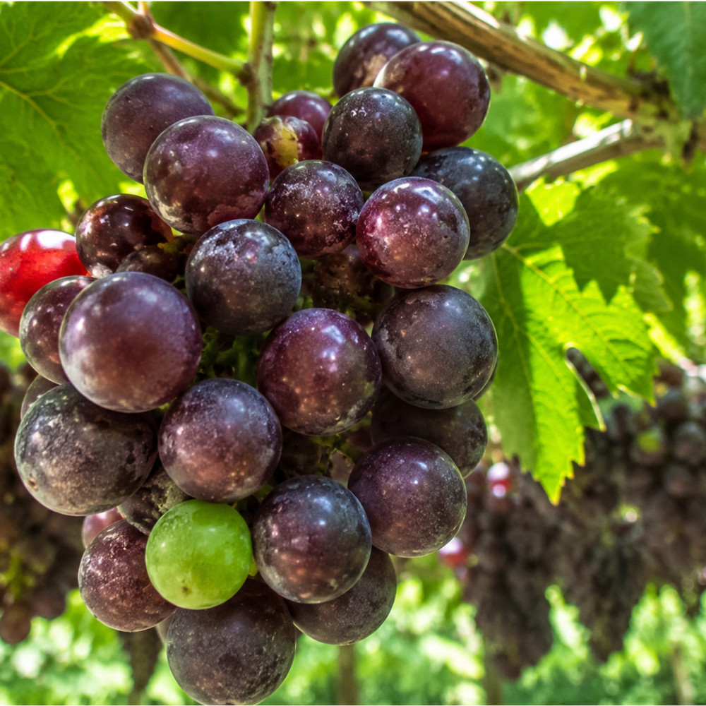 Southern Home Muscadine Grape Vine Live Plant 4-6 Inches Rooted Easy Fruiting Va