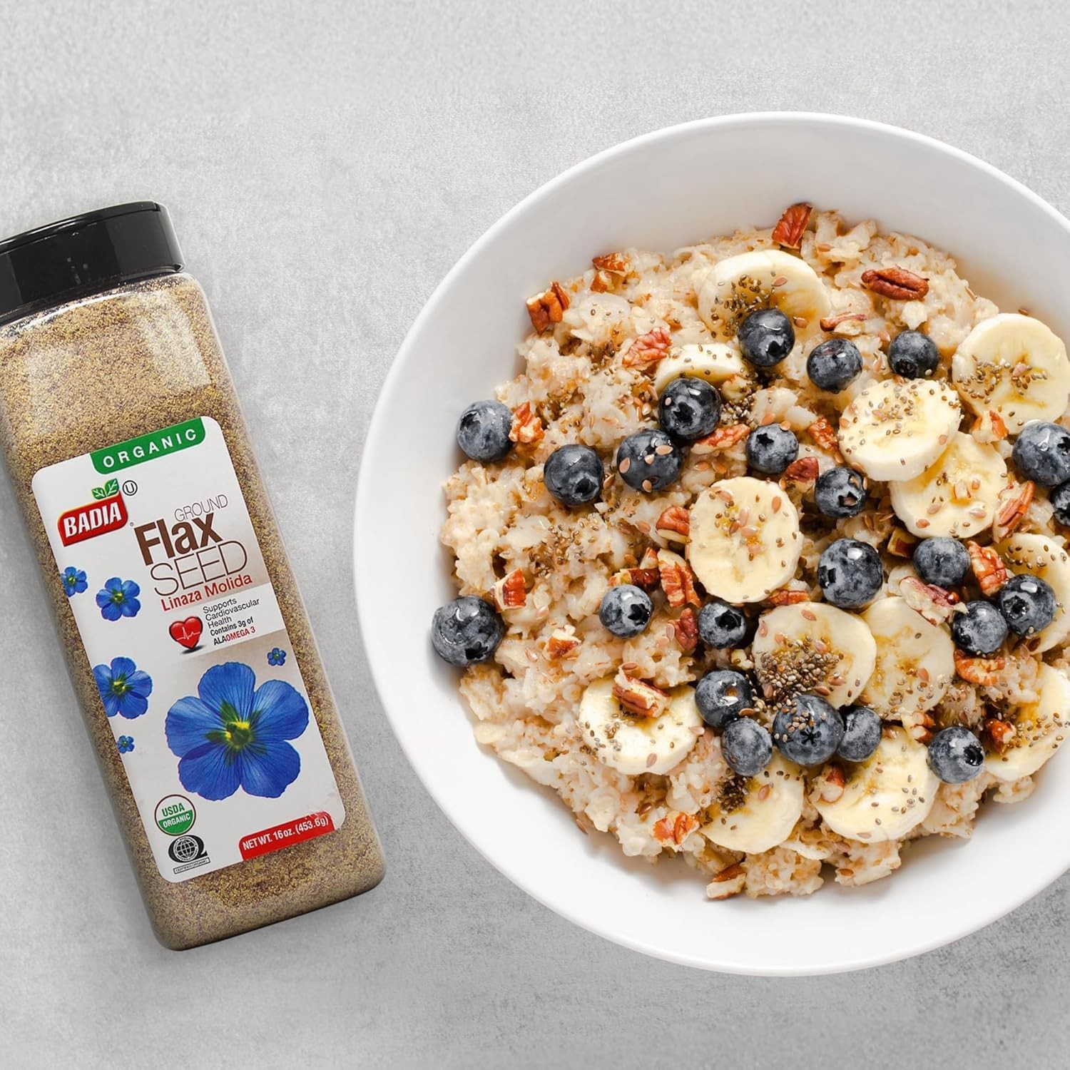 Versatile Organic Flax Seed, 16 oz – Ideal for Smoothies, Baking, & More