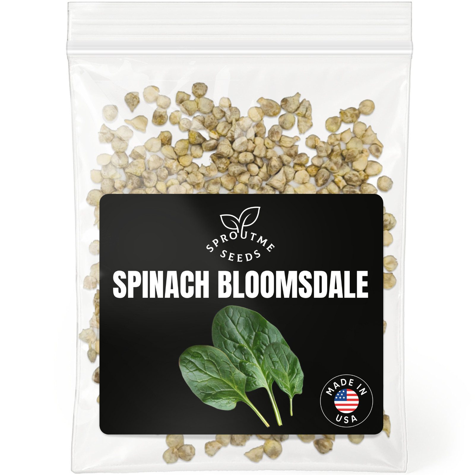 Bloomsdale Spinach Seeds 500+, Heirloom Non-GMO, Cold Hardy Greens