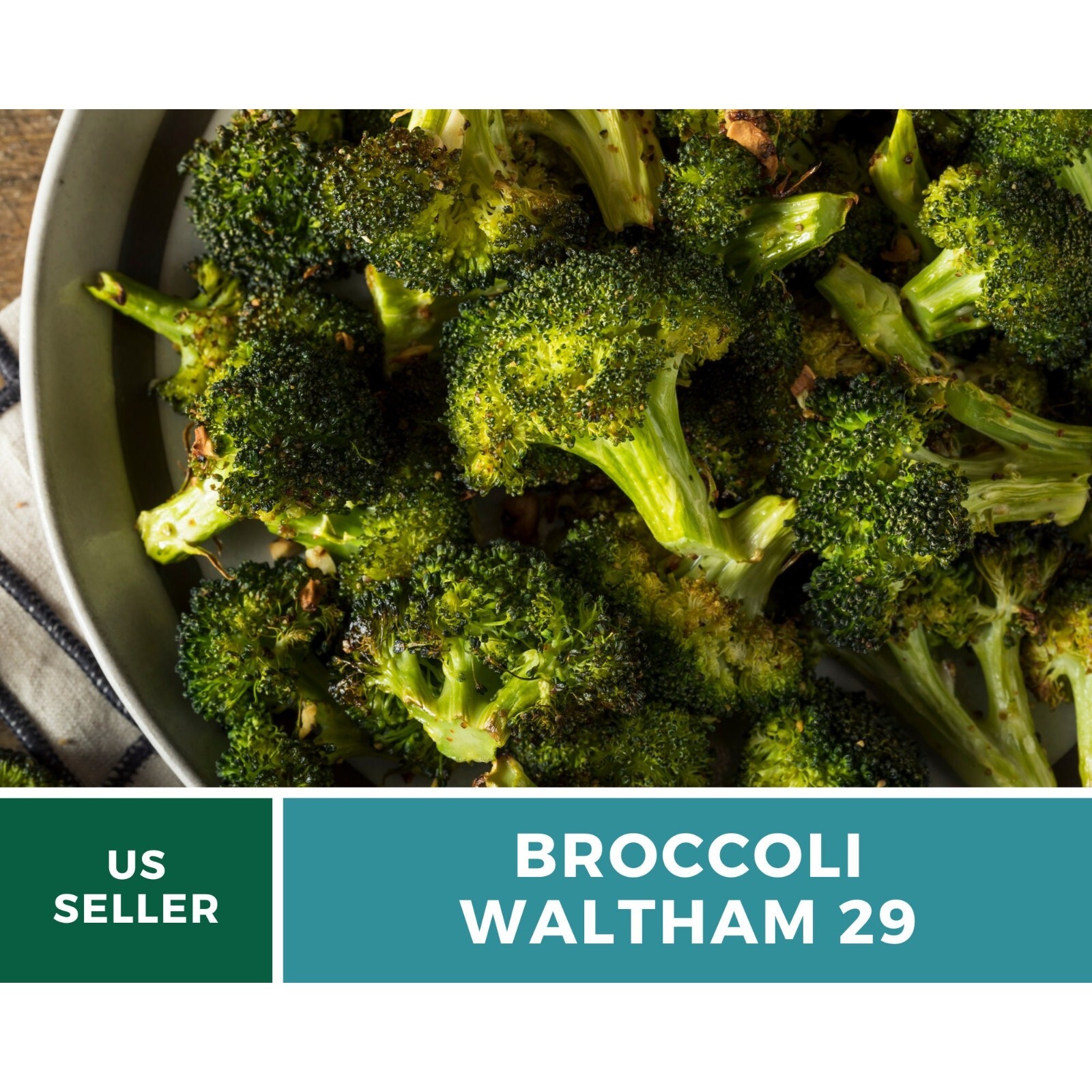 Broccoli, Waltham 29 – 100 Seeds, Heirloom Vegetable (Brassica oleracea)