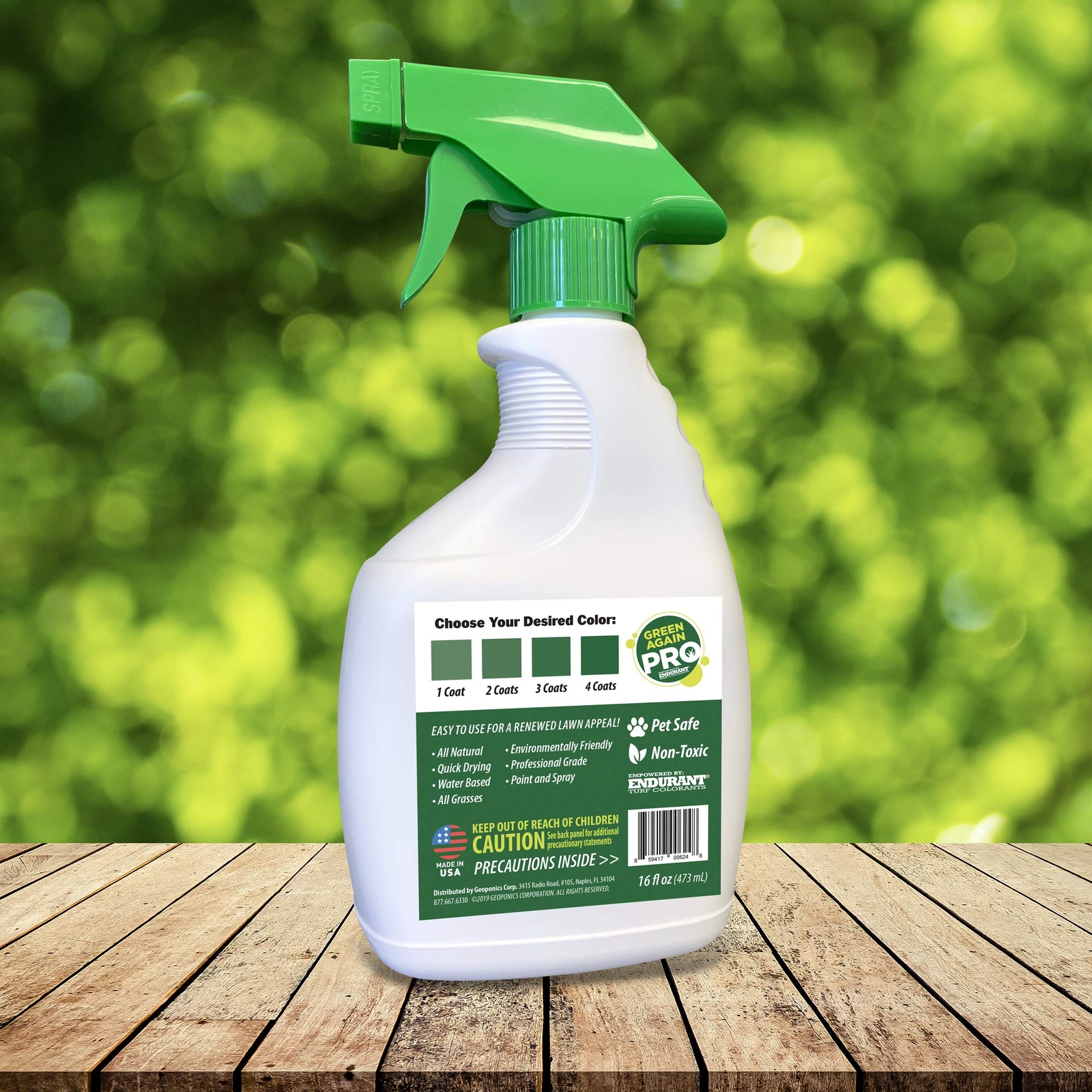Pre-Mixed Grass and Turf Paint – All Natural Pet-Friendly Lawn Colorant Turns…