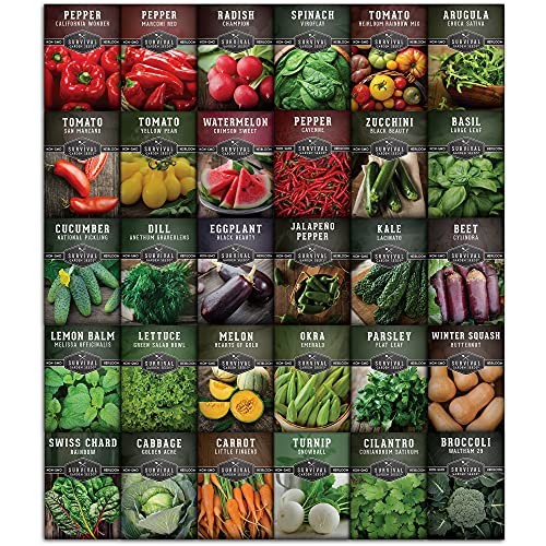 Home Garden Collection Vegetable & Herb Seed Vault – Non-GMO Home Garden 2