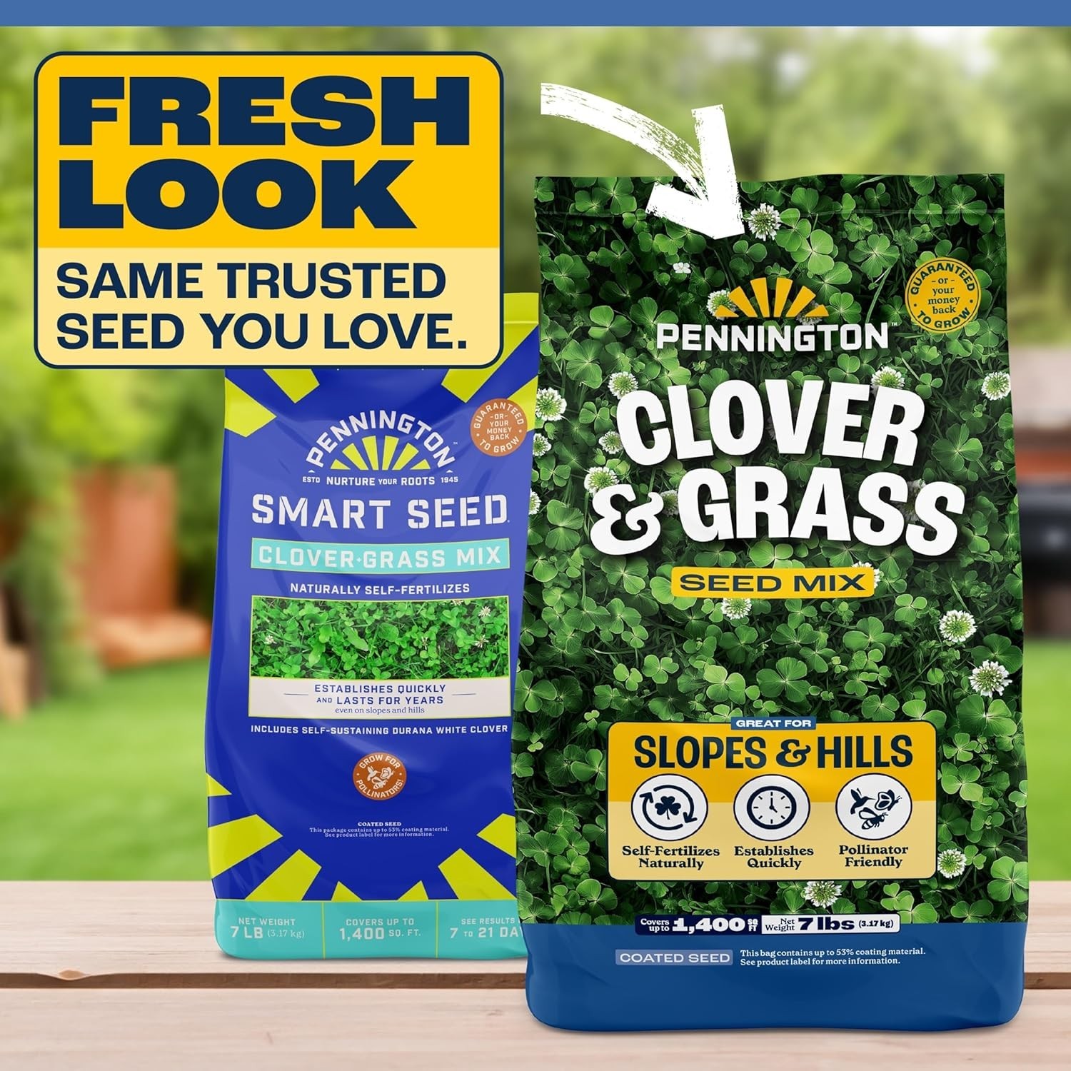 Low-Maintenance Smart Seed Grass & Clover 2-Pack