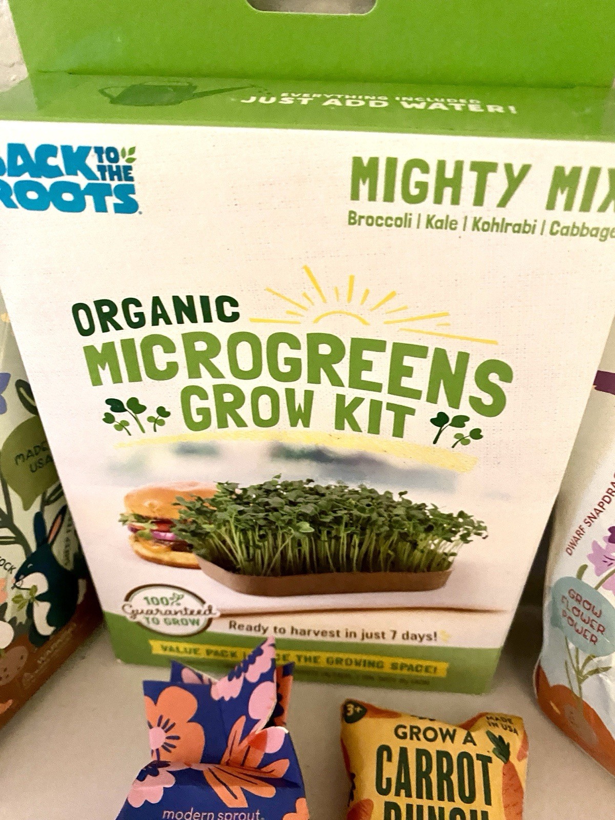 Gardening Lot Veggie Micro Greens Kit Seed Ball Kits Small Tools Great Gift Idea