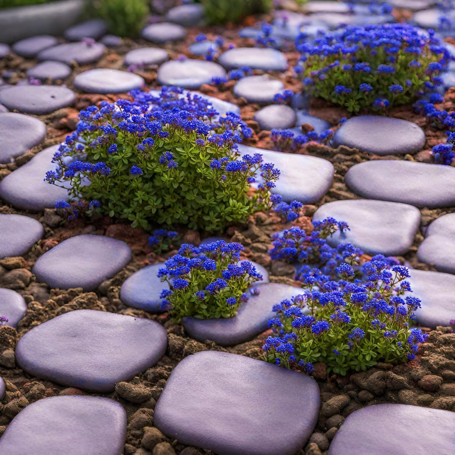 20000+ Magic Blue Creeping Thyme for Planting Ground Cover Heirloom Flowers Pe