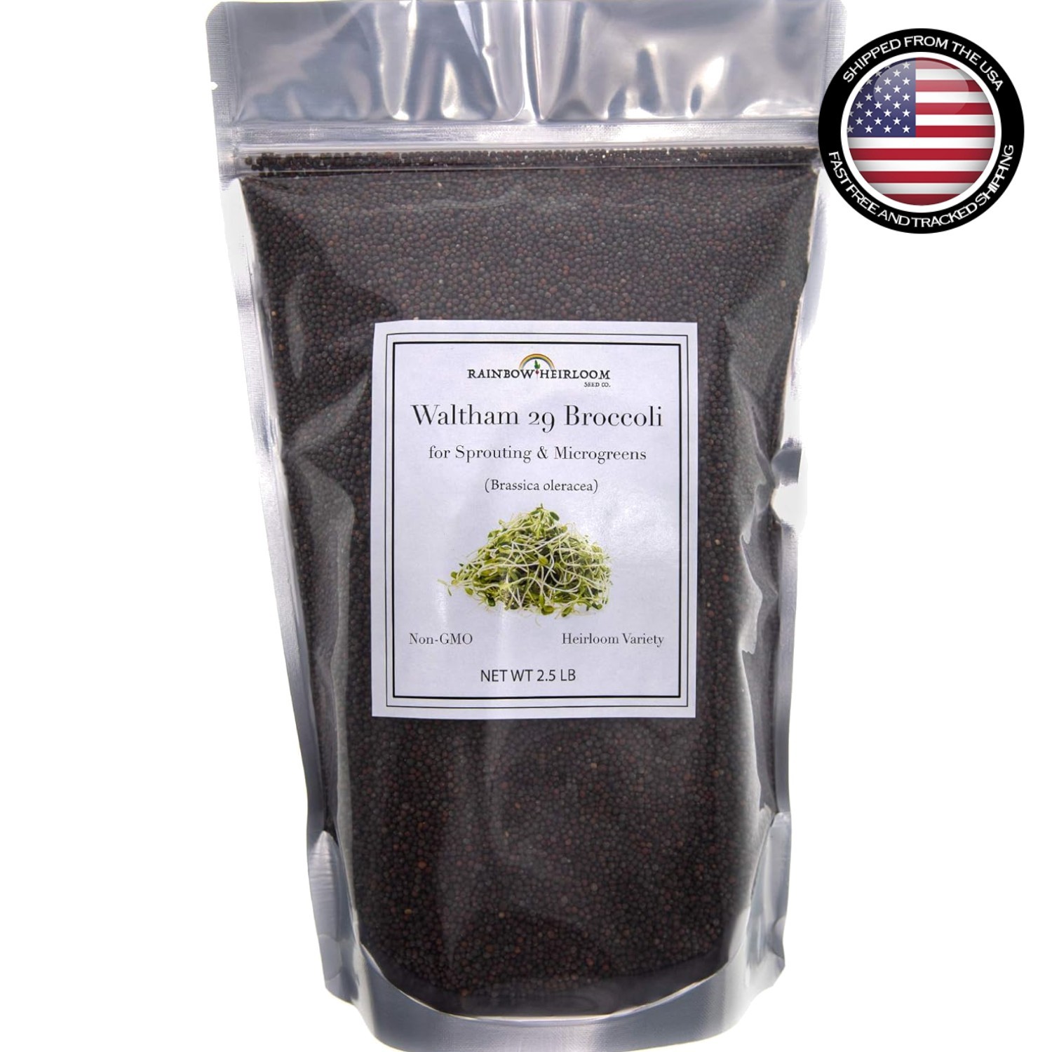Nutrient-Rich Waltham 29 Broccoli Seeds for -Round Indoor Gardening – 40 oz
